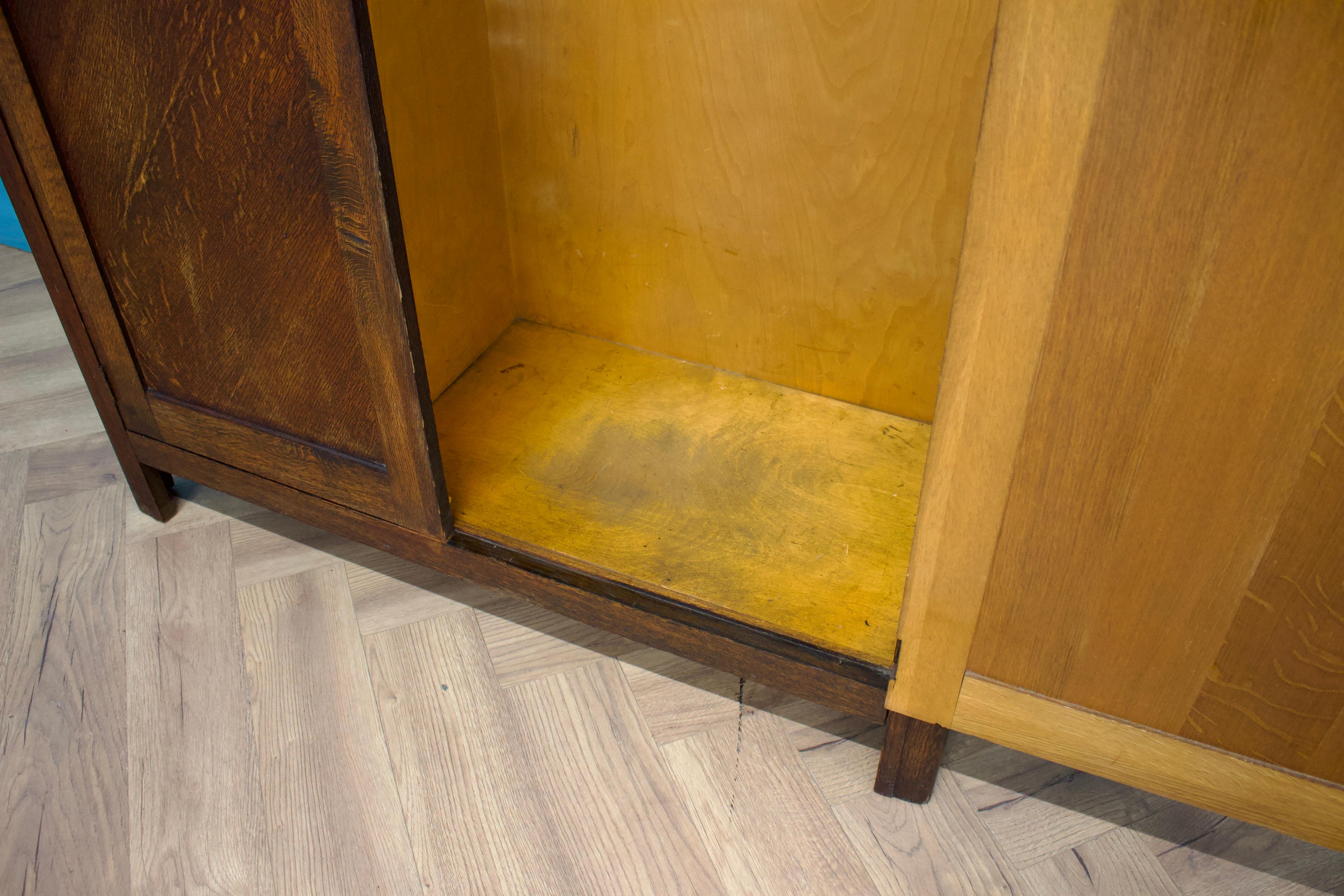 Vintage Art Deco Eiche Compactum Kleiderschrank, 1930er Jahre im Angebot 2