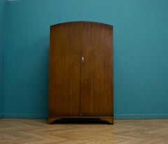 Armadio Compactum in Oak Oak Deco vintage di AW Lynn, anni '30