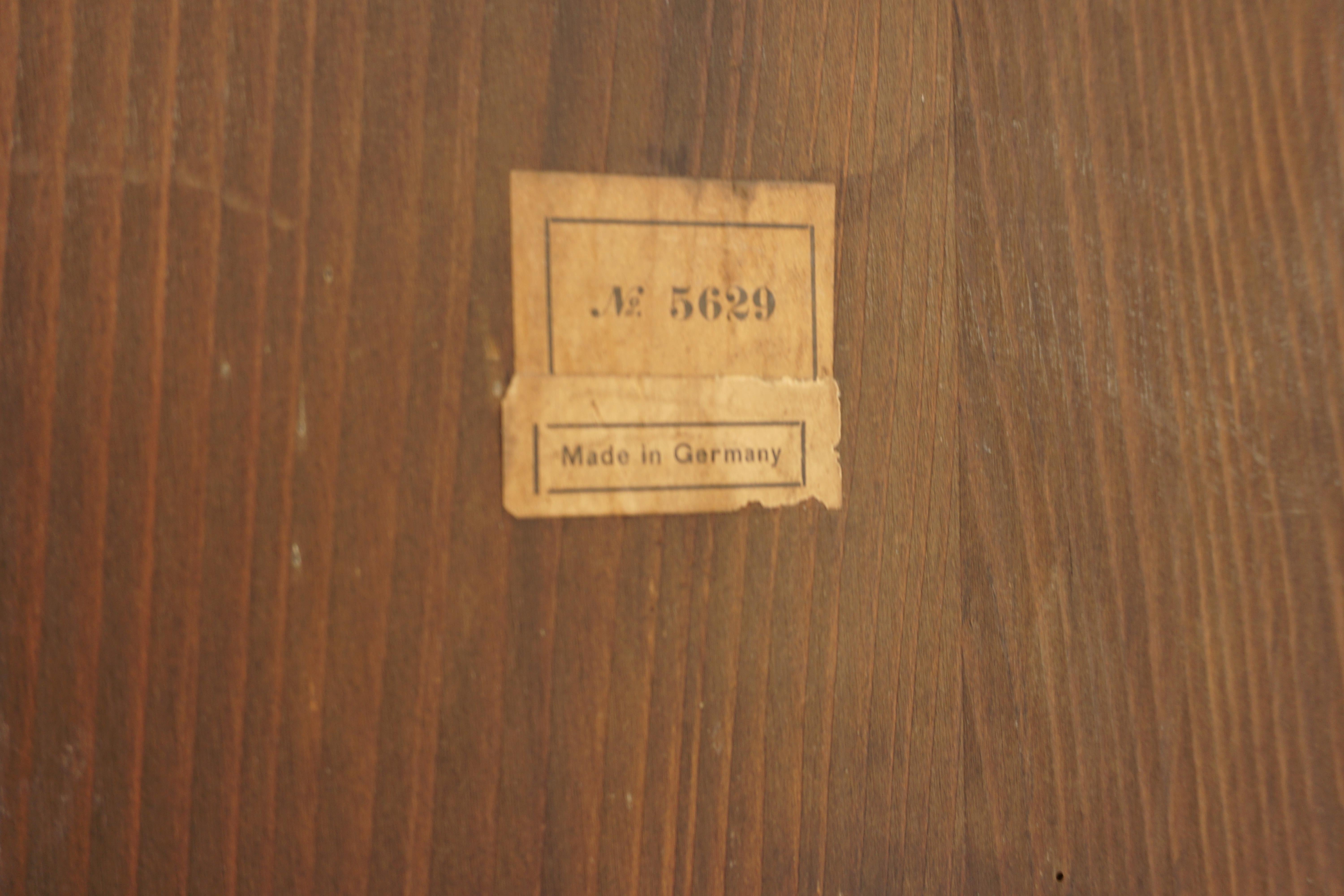 Lange Standuhr aus Eichenholz im Art déco-Stil, Schottland 1930, H922 im Angebot 2