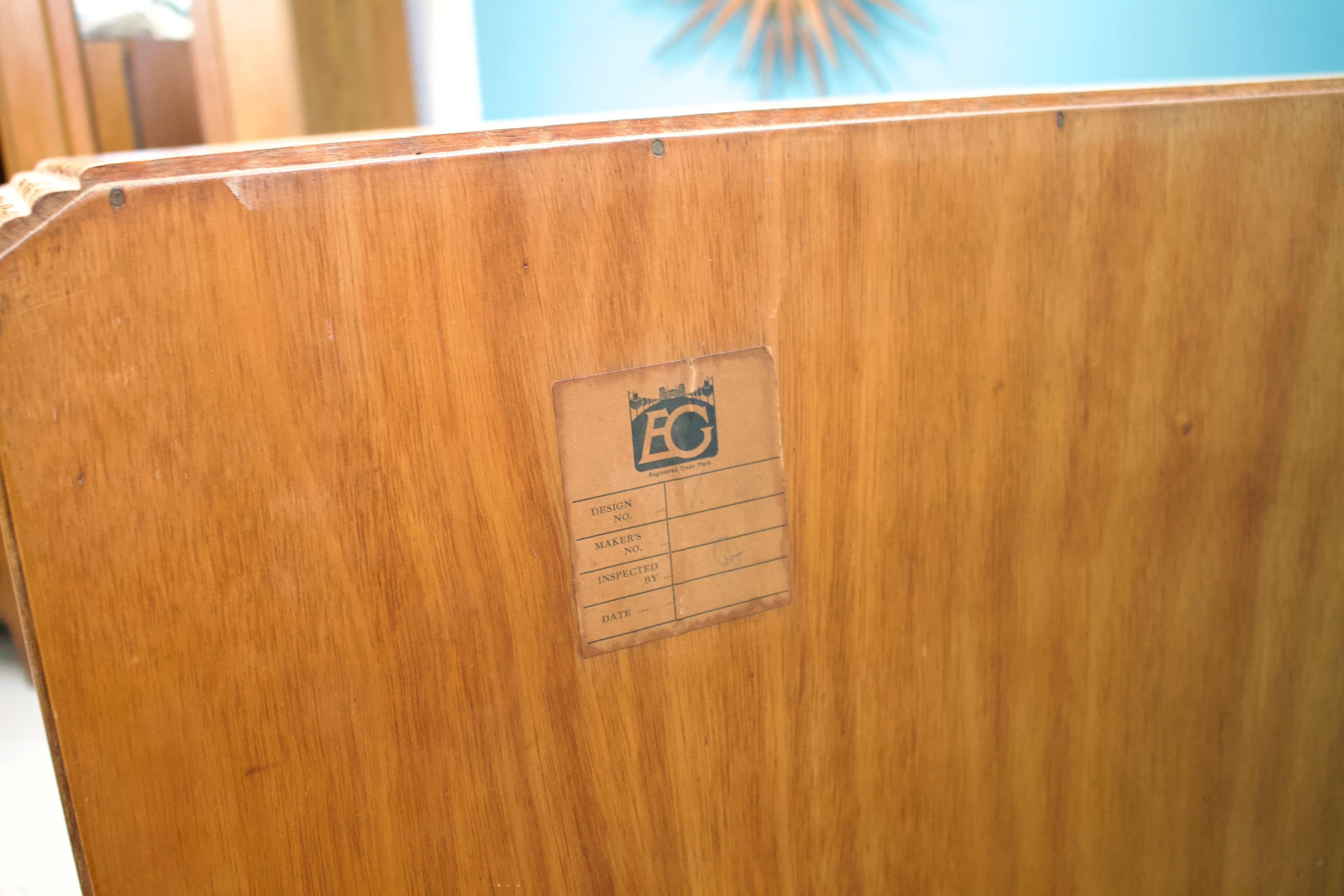 Vintage Art Deco Oak Tallboy from G Plan (E Gomme), 1930s en vente 4