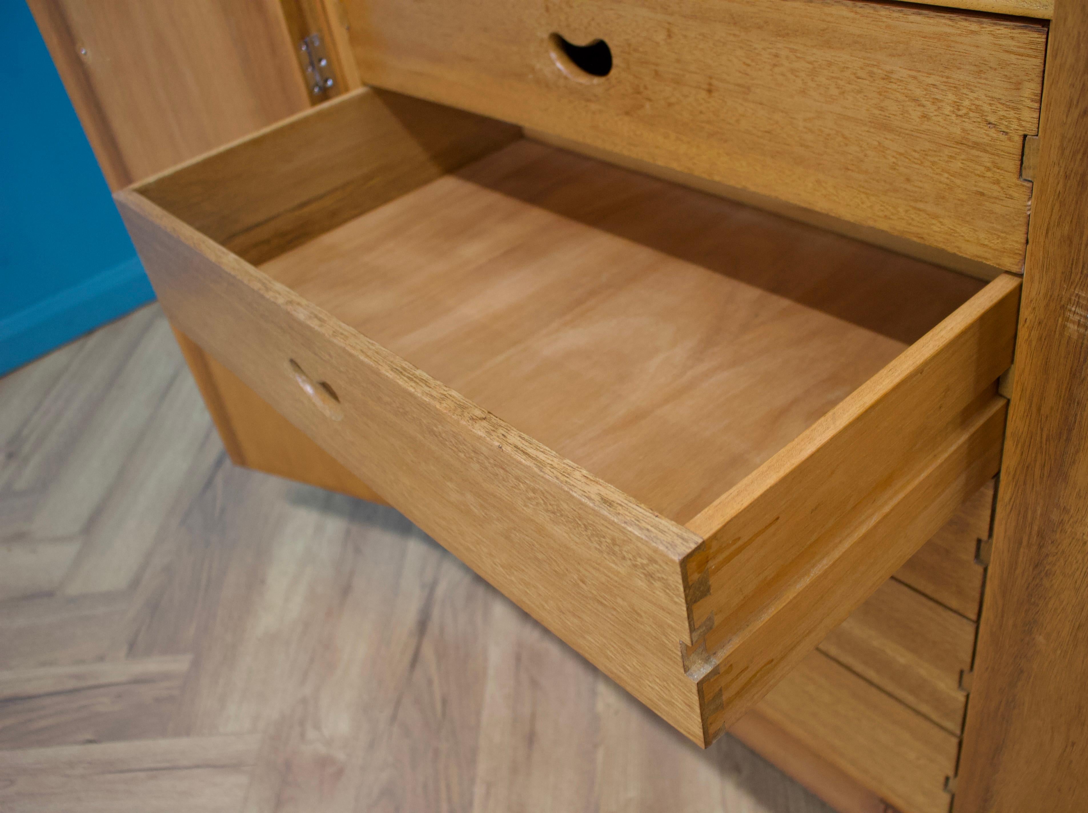 Bois Vintage Art Deco Oak Tallboy from G Plan (E Gomme), 1930s en vente