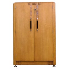 Vintage Art Deco Oak Tallboy from G Plan (E Gomme), 1930s