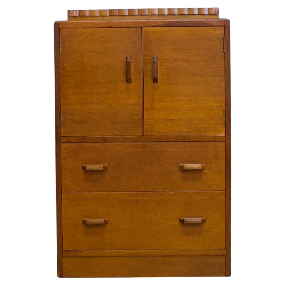 Stivale d'epoca in quercia Art Deco di G Plan (E Gomme), anni '30 in vendita