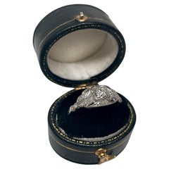 Antique Art Deco Old European Diamond Engagement Ring