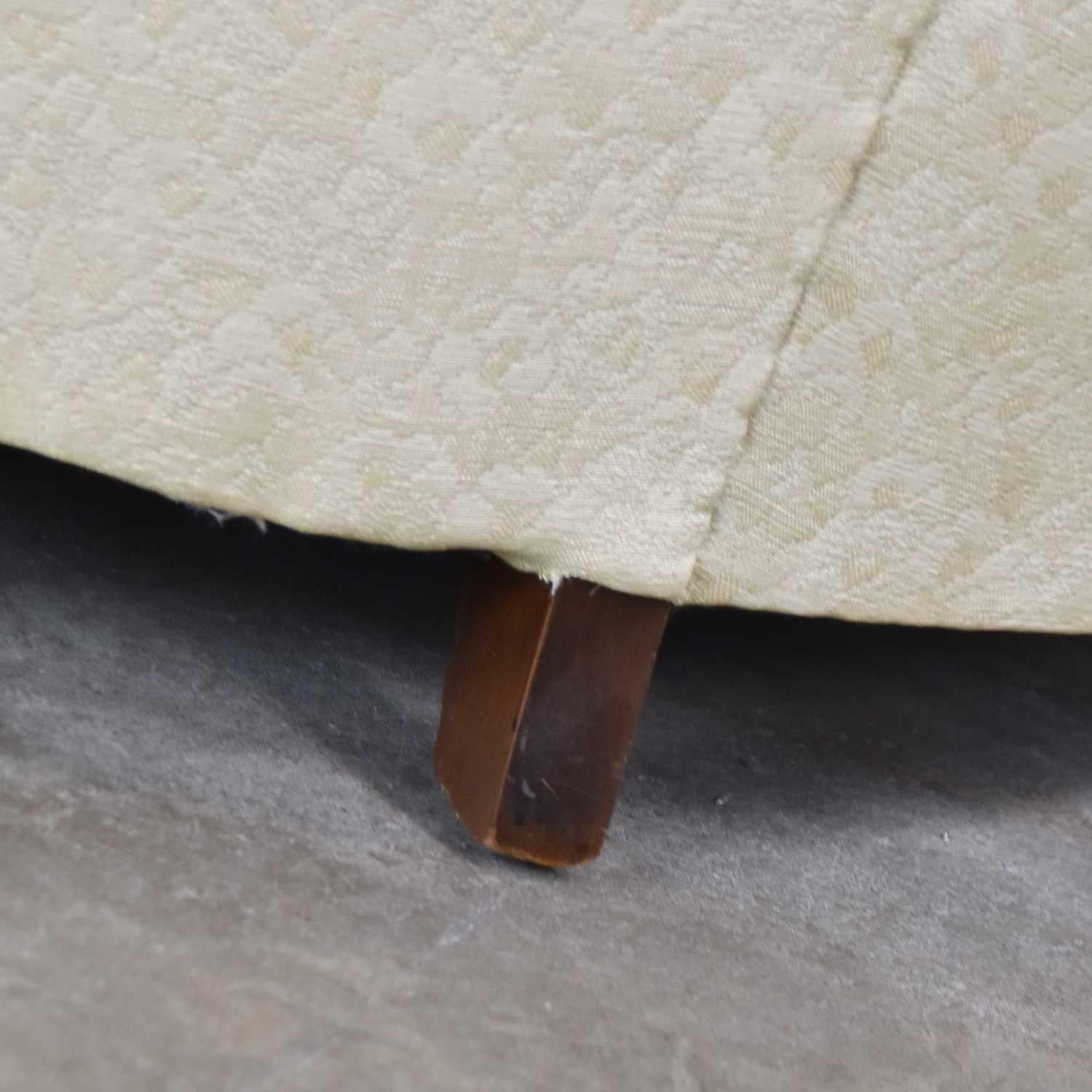 Vintage Art Deco or Art Nouveau Sofa with Walnut Frame & Trim from Vargas Furn. 6