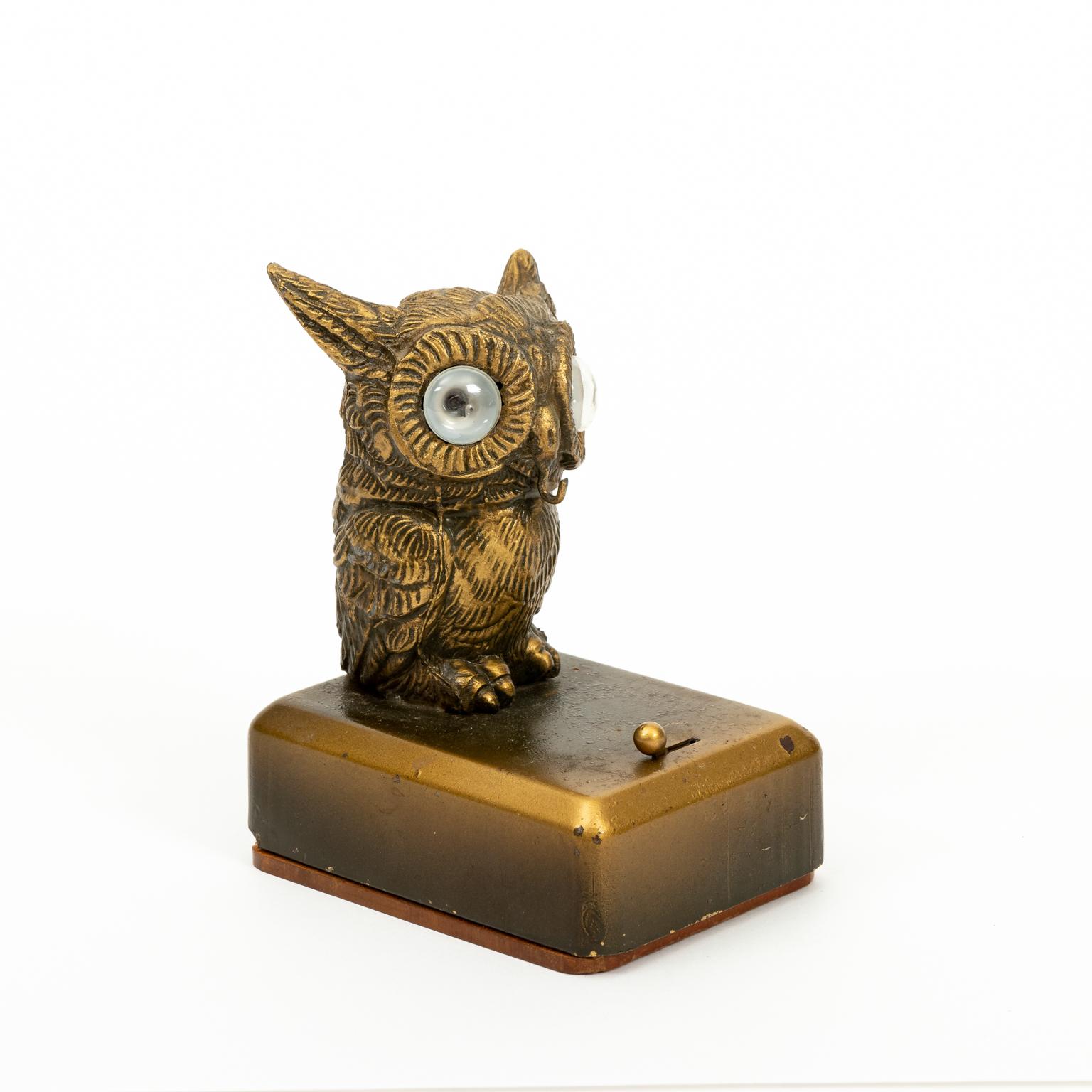 Vintage Art Deco Owl Pocket Watch Holder or Stand 2