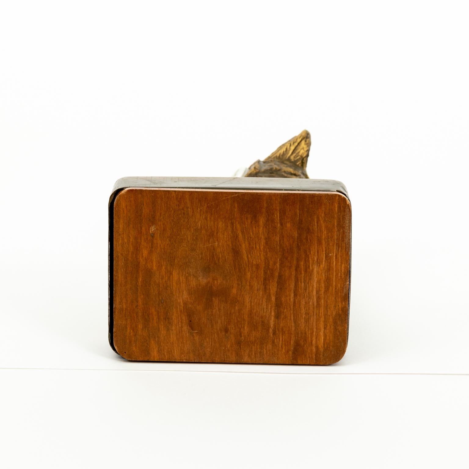 English Vintage Art Deco Owl Pocket Watch Holder or Stand