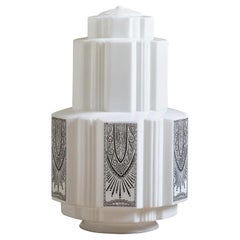 Lampada a sospensione Art Deco vintage