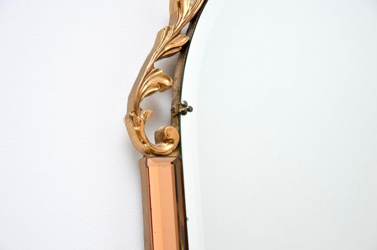 Britannico Specchio decorativo d'epoca in stile Art Decor in vendita