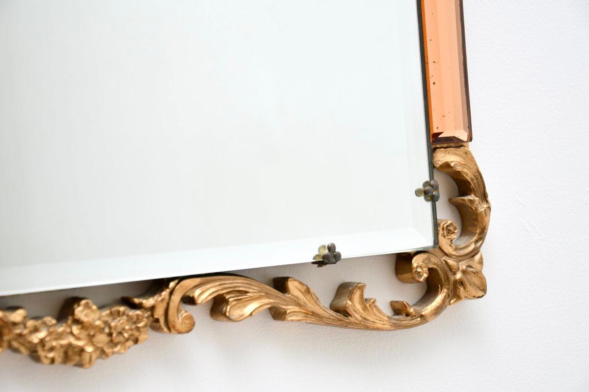 Vetro Specchio decorativo d'epoca in stile Art Decor in vendita