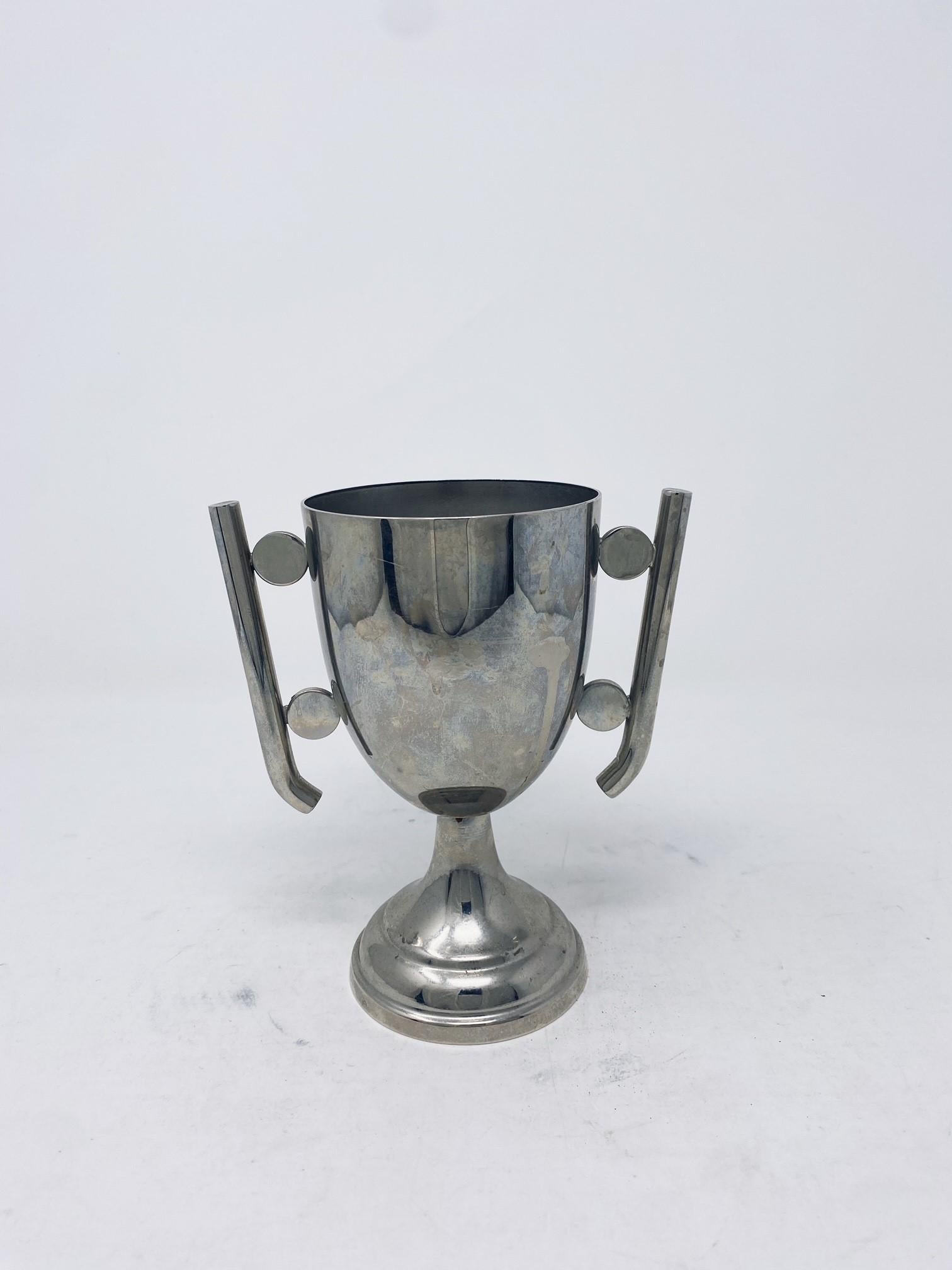 Vintage Art Deco Pewter Trophy Cup 1930s For Sale 1