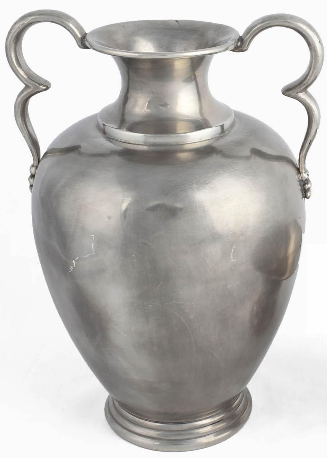 Vintage Art Deco Pewter Vase and Bowl by Svensk Tenn, 1933 1