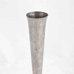 Vintage Art Deco Pewter Vase by Harald Buchrucker, Germany, 1930s