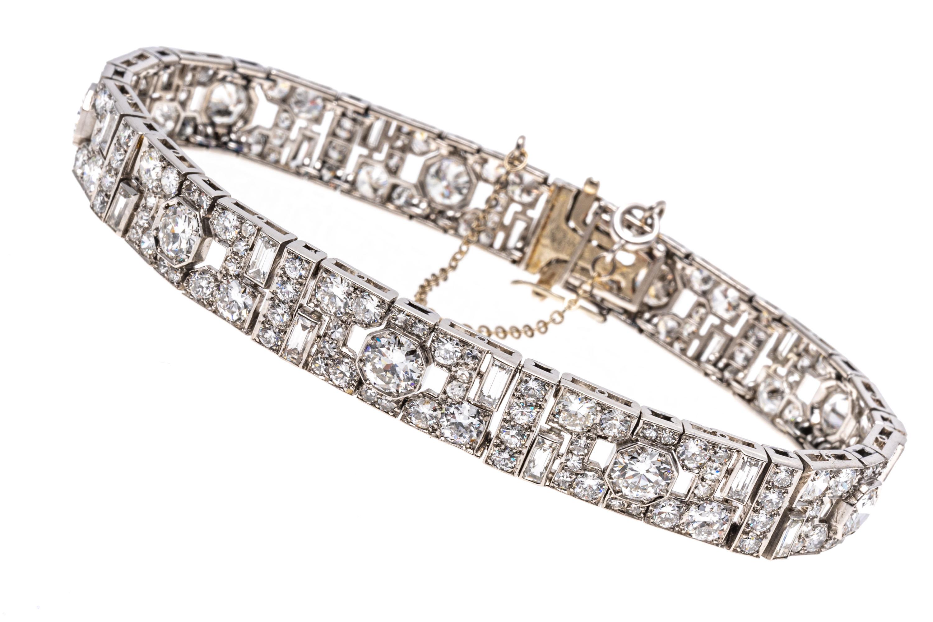 womens vintage platinum bracelets