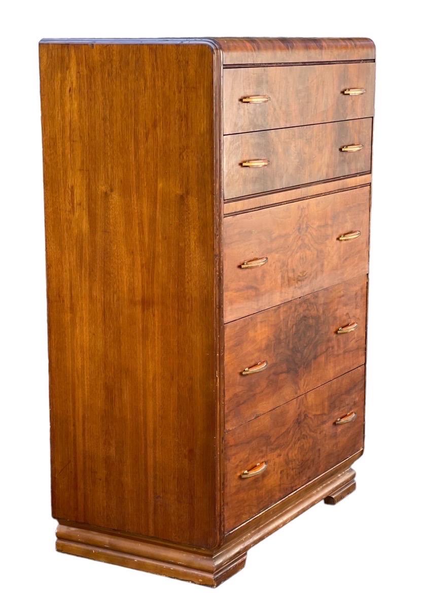 wooden vintage dresser