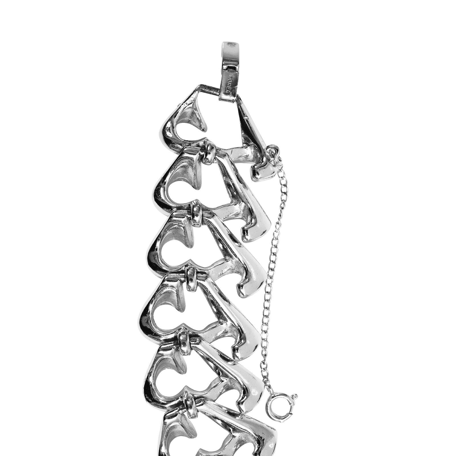 Vintage Art Deco Diamante Bracelet, circa 1960s For Sale 5