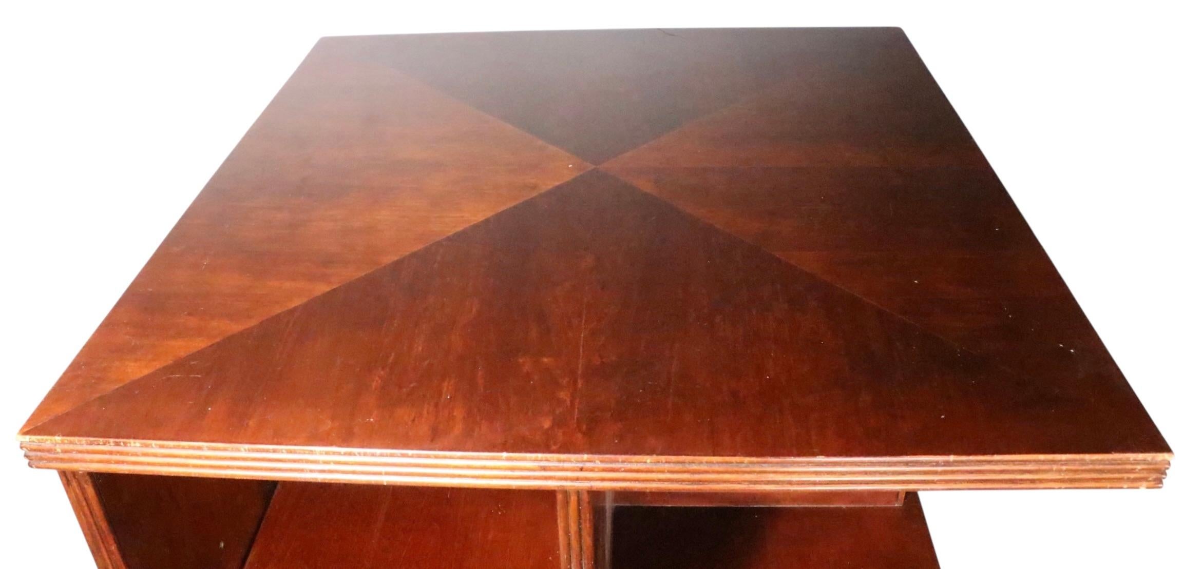 Art of Vintage Deco  Libreria rotante Bibliotheque in vendita 7