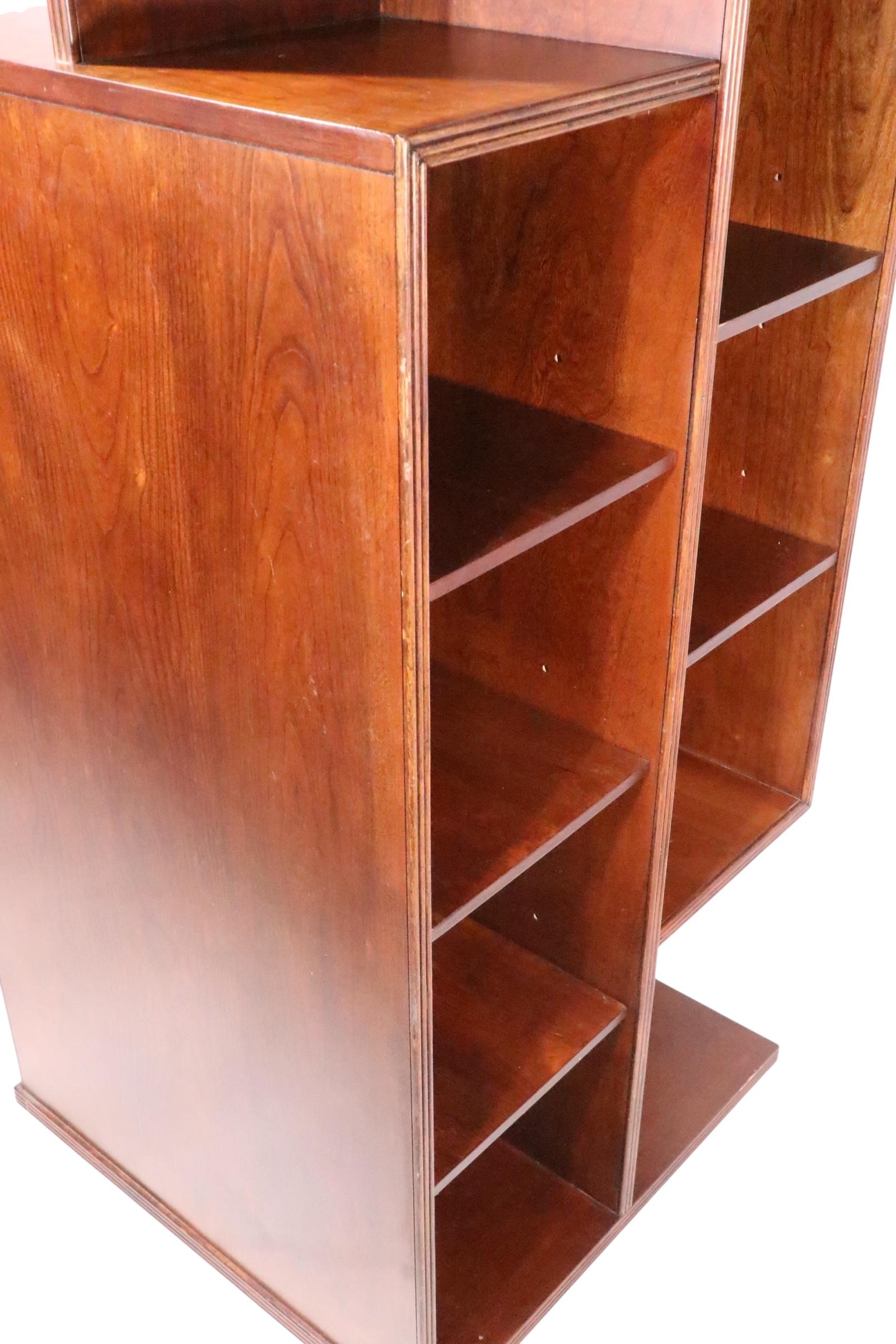 Art of Vintage Deco  Libreria rotante Bibliotheque in vendita 8