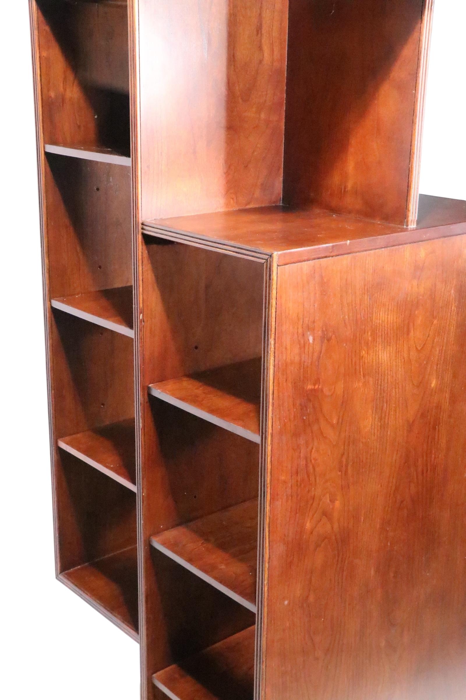 Art of Vintage Deco  Libreria rotante Bibliotheque in vendita 9