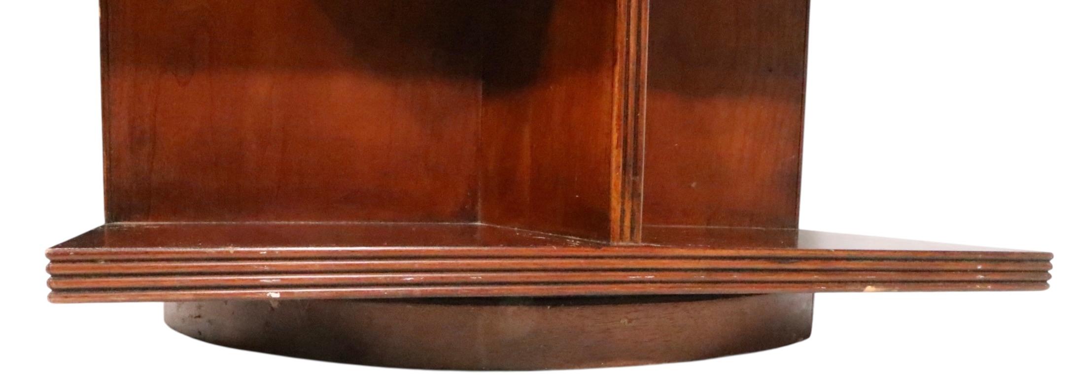 Art of Vintage Deco  Libreria rotante Bibliotheque in vendita 1