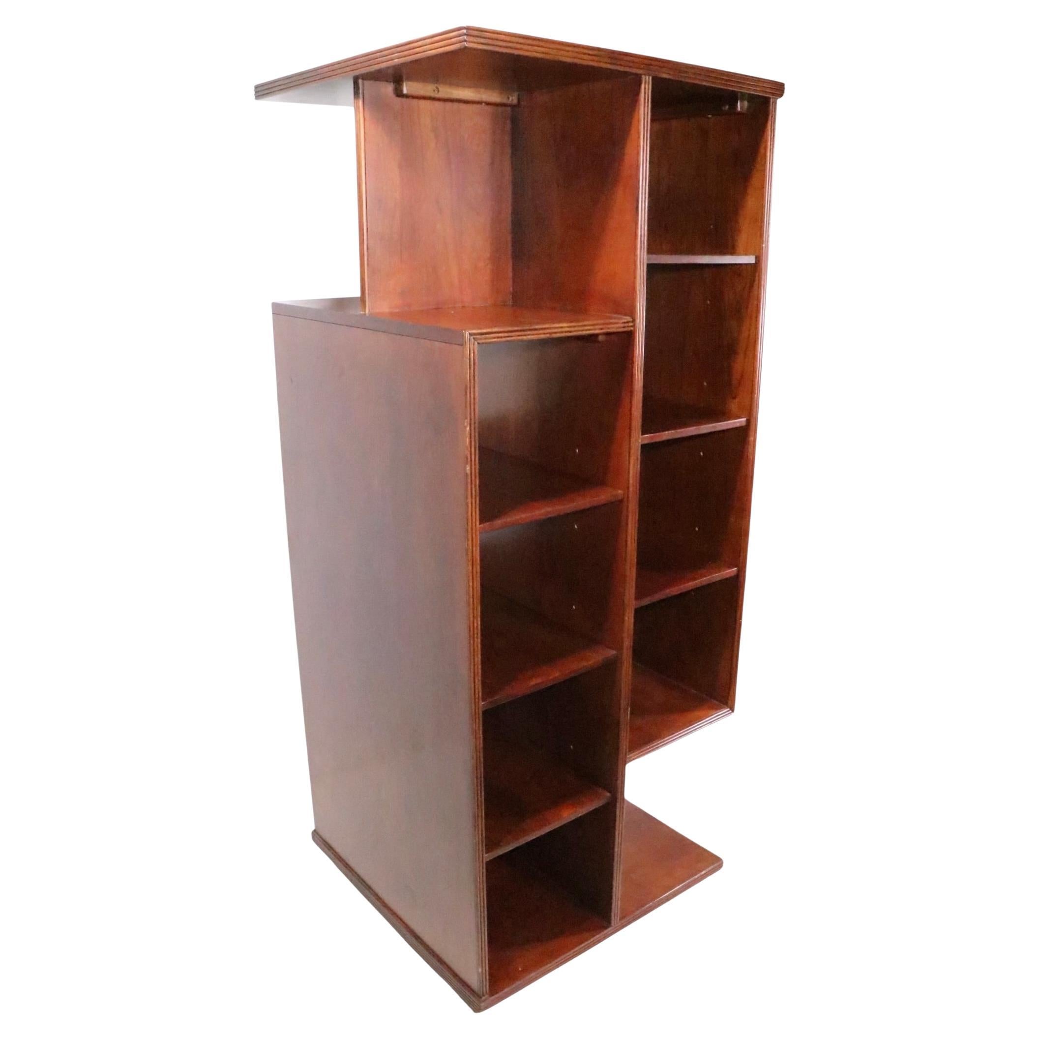 Art of Vintage Deco  Libreria rotante Bibliotheque in vendita