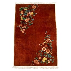 Vintage Art Deco Rug Styled After Chinese Nichols