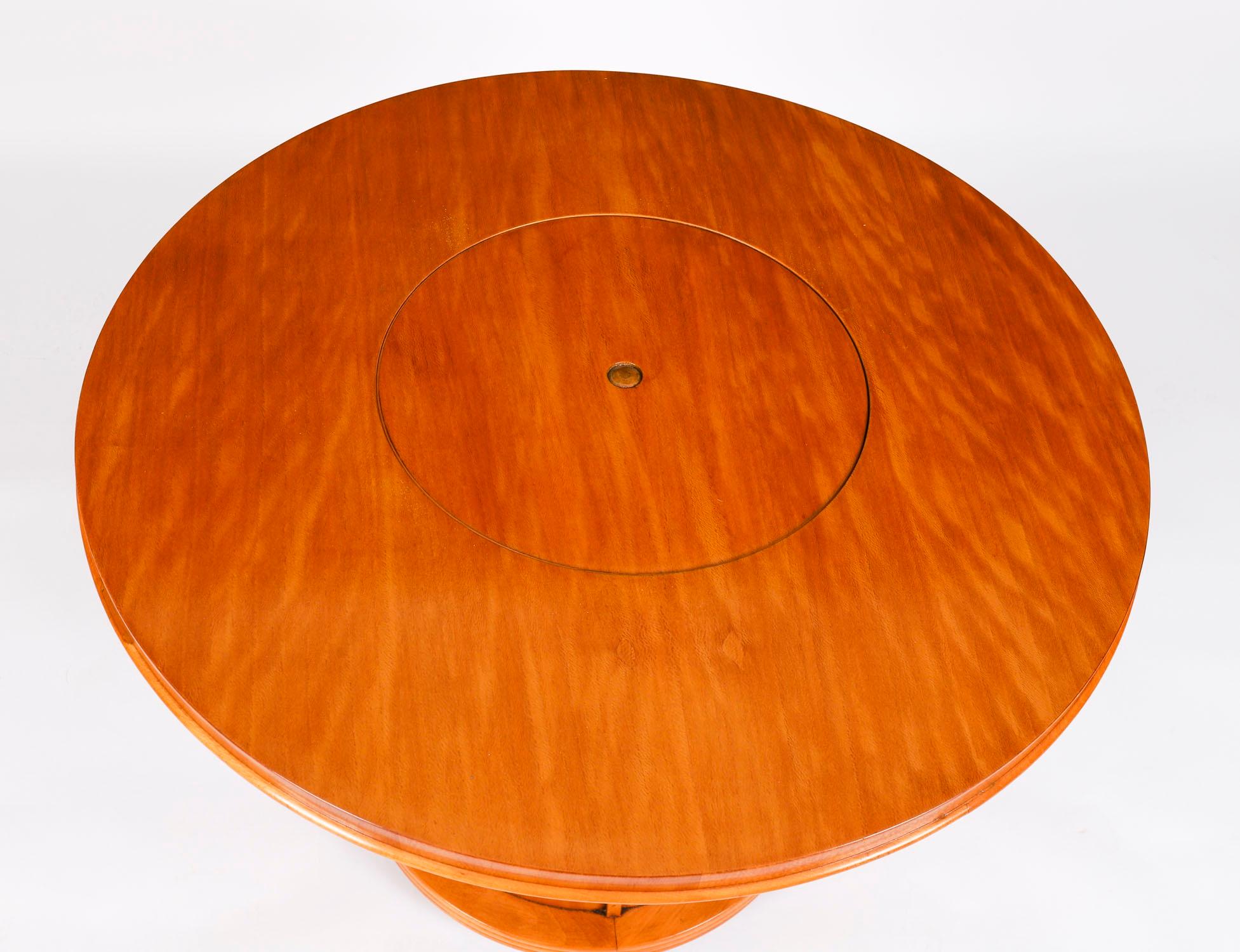 Vintage Art Deco Satin Wood Pop Up Modernist Cocktail Cabinet C1950 For Sale 3