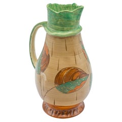 Vintage Art Deco Serving Jug, English, Ceramic, Pourer, Posy Vase, Circa 1930