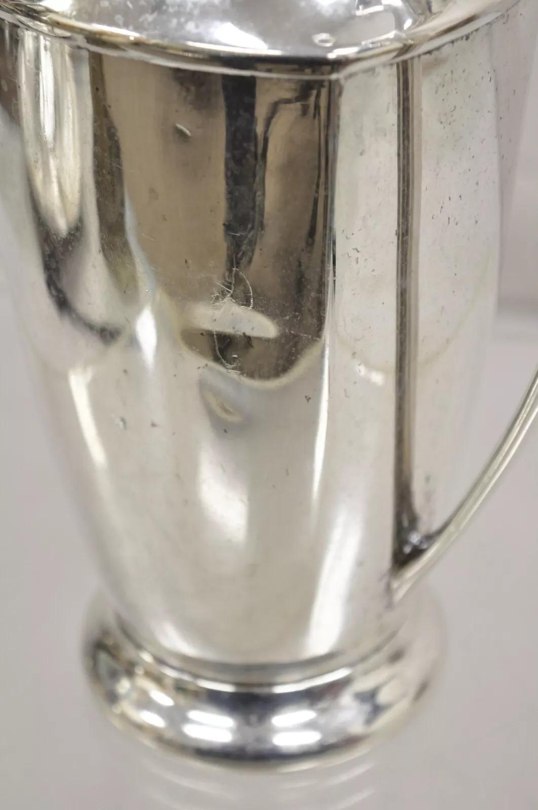 Vintage Art Deco Sheffield EPC Silver Plated Martini Shaker For Sale 1