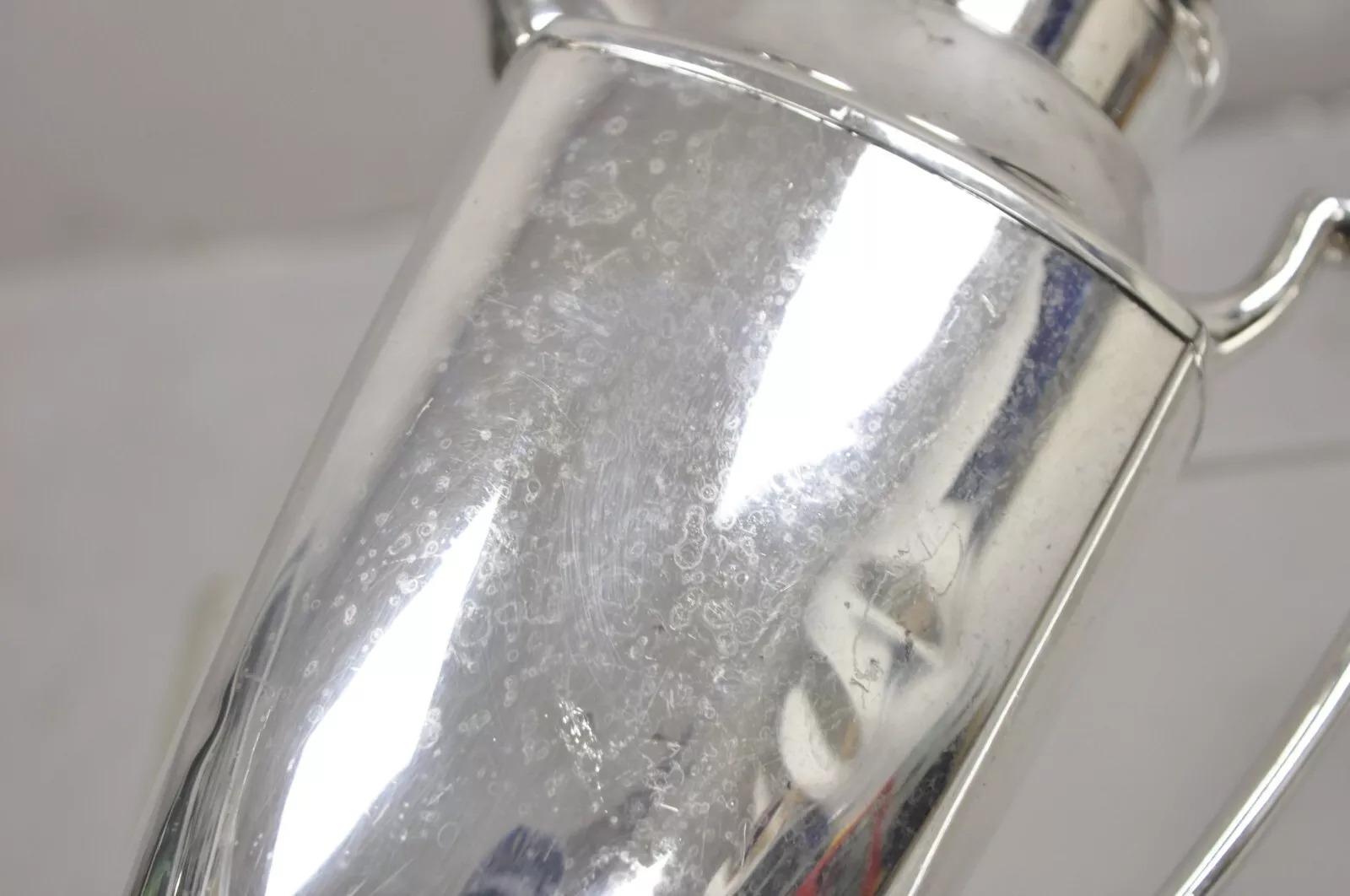Vintage Art Deco Sheffield EPC Silver Plated Martini Shaker For Sale 3