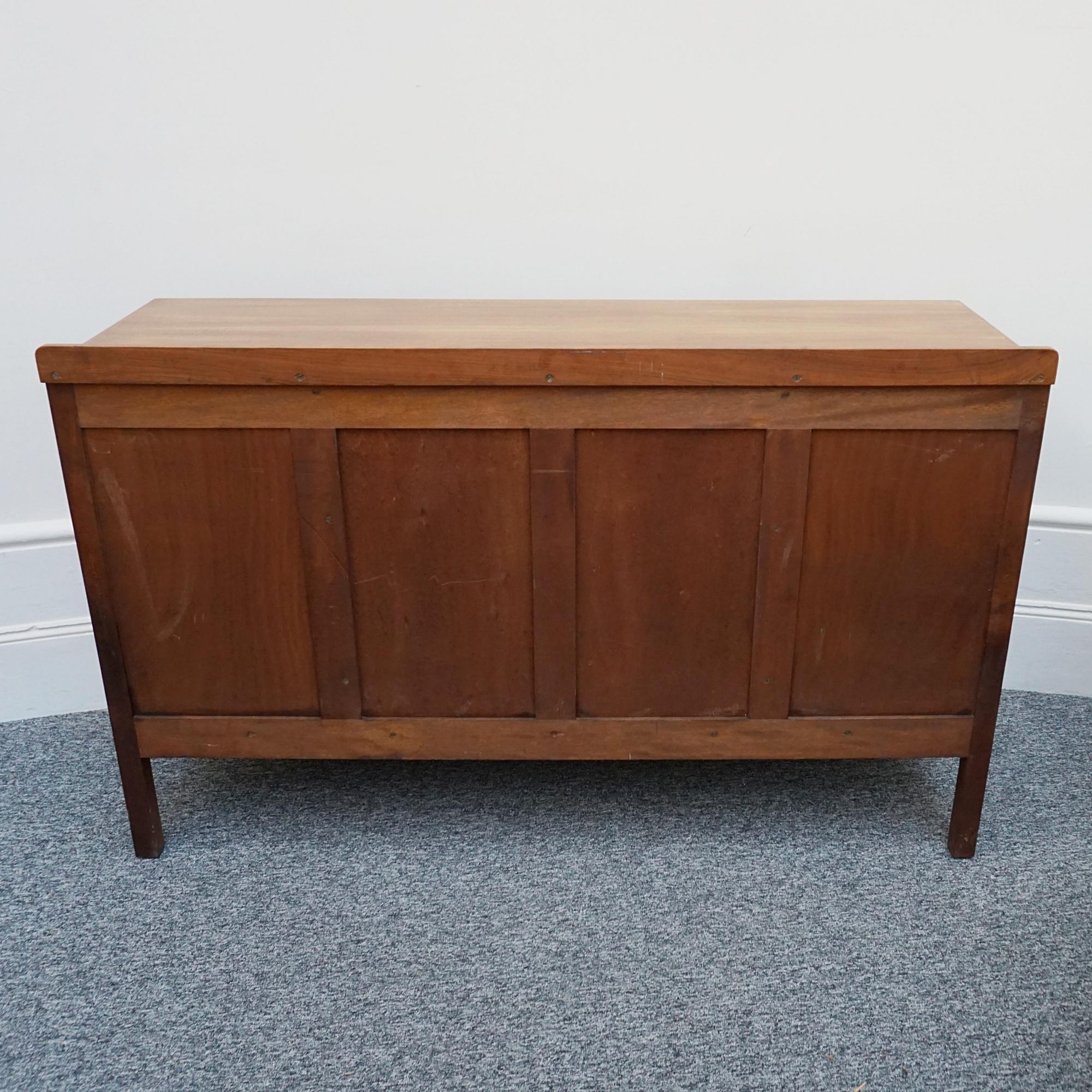 Vintage Art Deco Sideboard by Heal's of London Burr and Figured Walnut 6