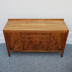 Credenza Art of Vintage di Heal's of London in radica e noce figurato