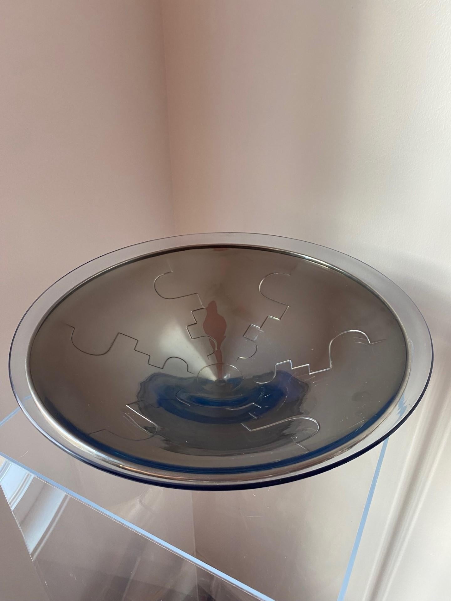 American Vintage Art Deco Silver Plated Bowl 1930s For Sale