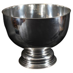 Vintage Art Deco Silver Plated Champagne / Wine Cooler 20th Century