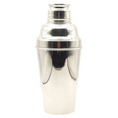 Vintage Art Deco silver plated cocktail shaker 