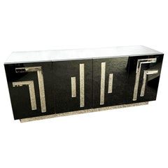 Crédence Vintage Art Deco Mirror et Miroir fumé