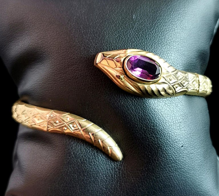 Bracelet Vintage Serpent Art Déco Signé Andreas Daub - Occasion