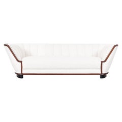 Vintage Art Deco Sofa in Boucle