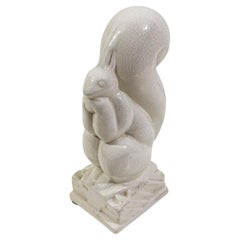 Escultura Art Decó Vintage "Ardilla" firmada "NAGEL"