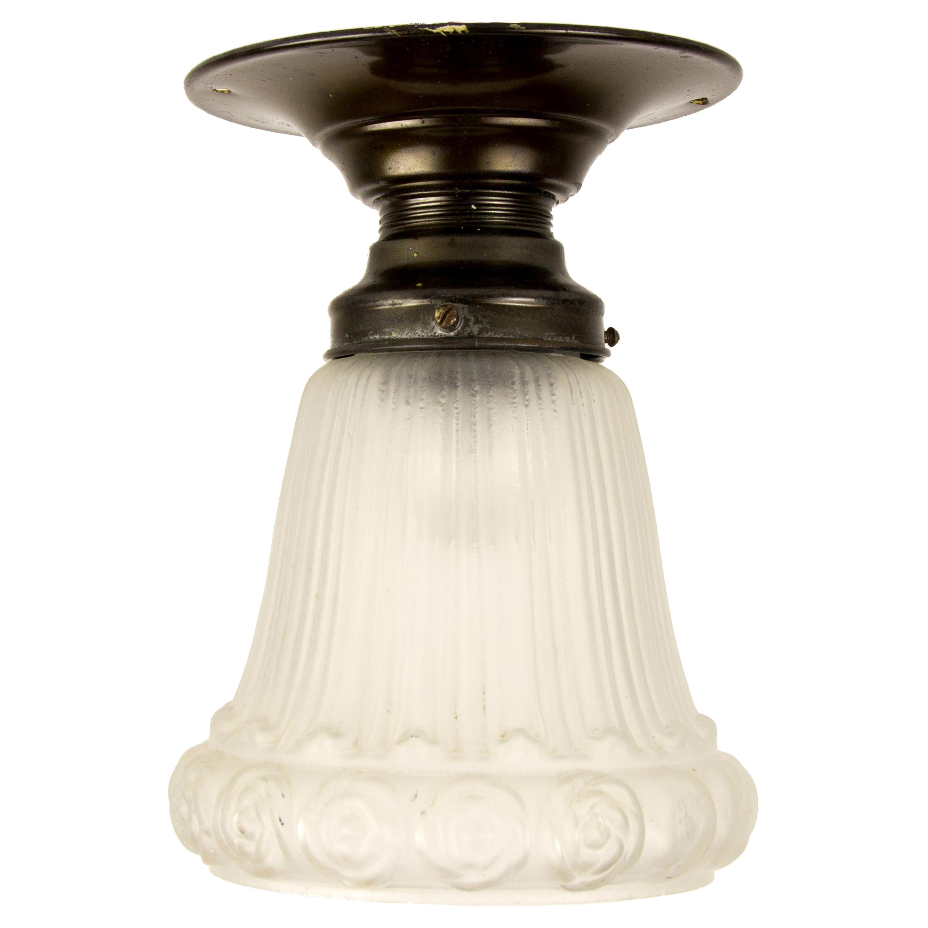 Vintage Art Deco Style Ceiling Flush Mount or Light Fixture