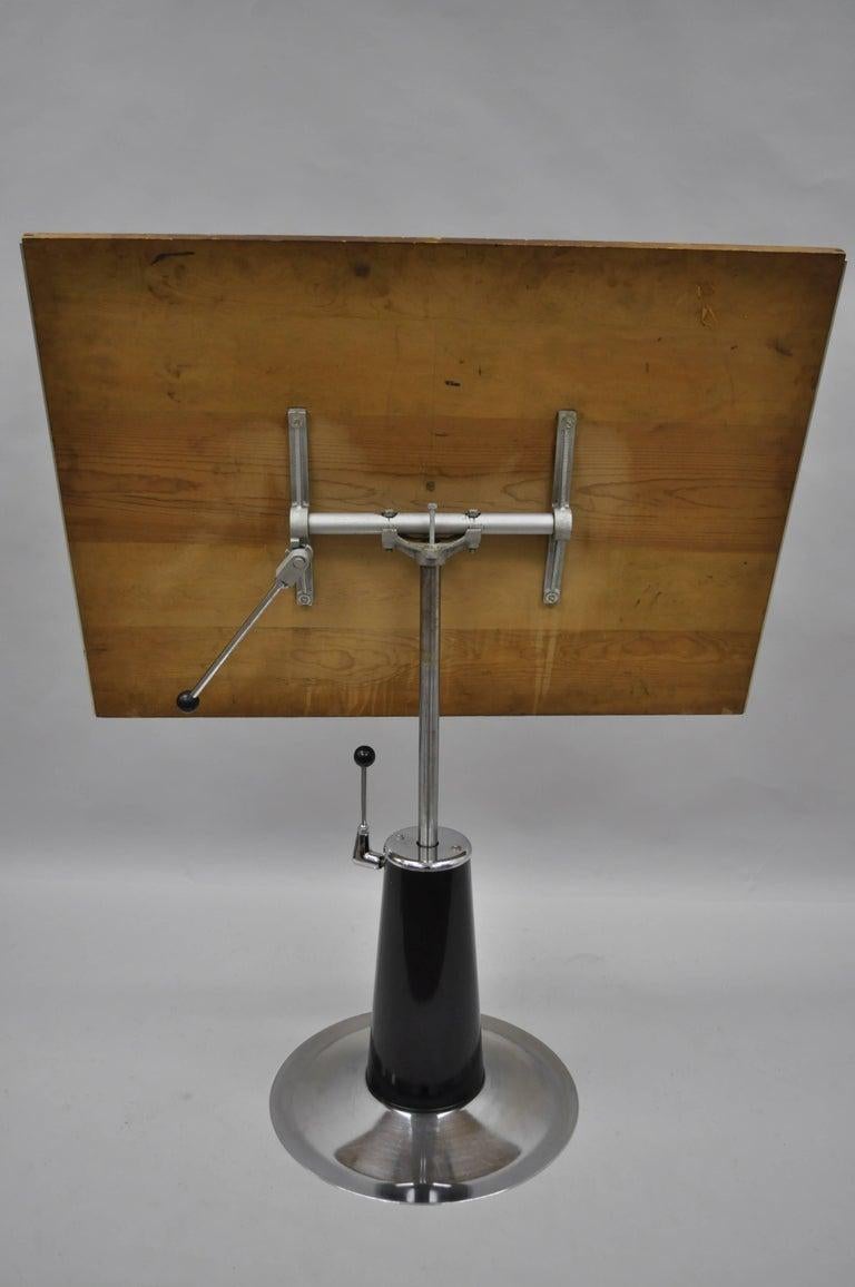 Vintage Art Deco Style Hydraulic Drafting Table at 1stDibs