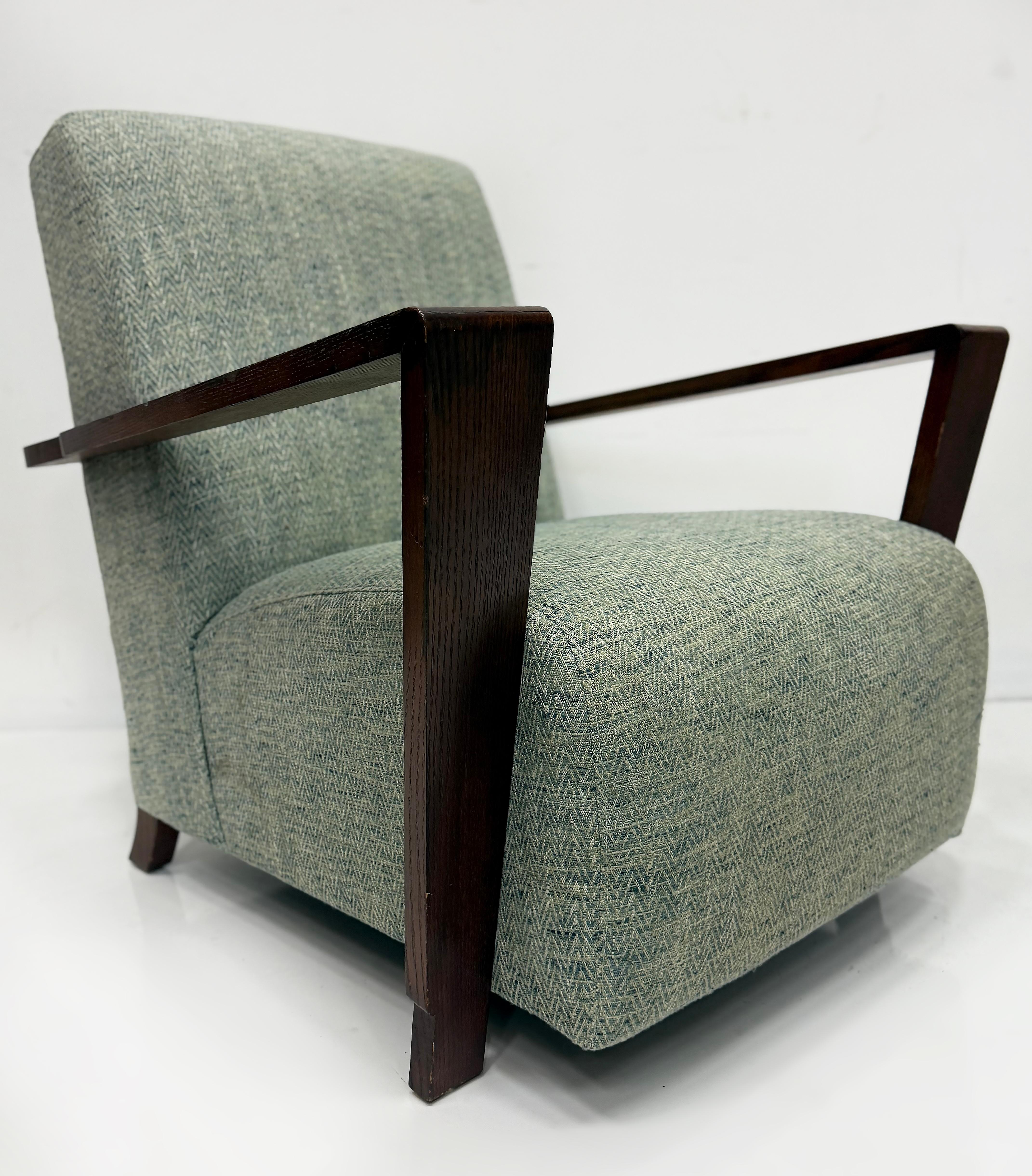 Chaises longues à profil bas de style Art of Vintage, paire Bon état - En vente à Miami, FL