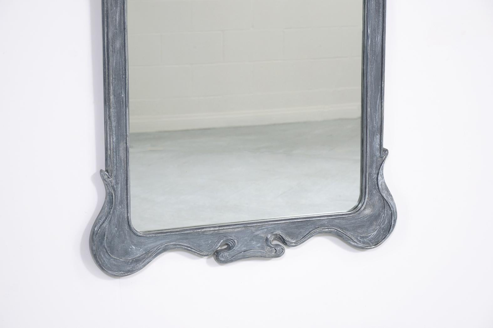 Hand-Crafted Art Deco Style Painted Mirror