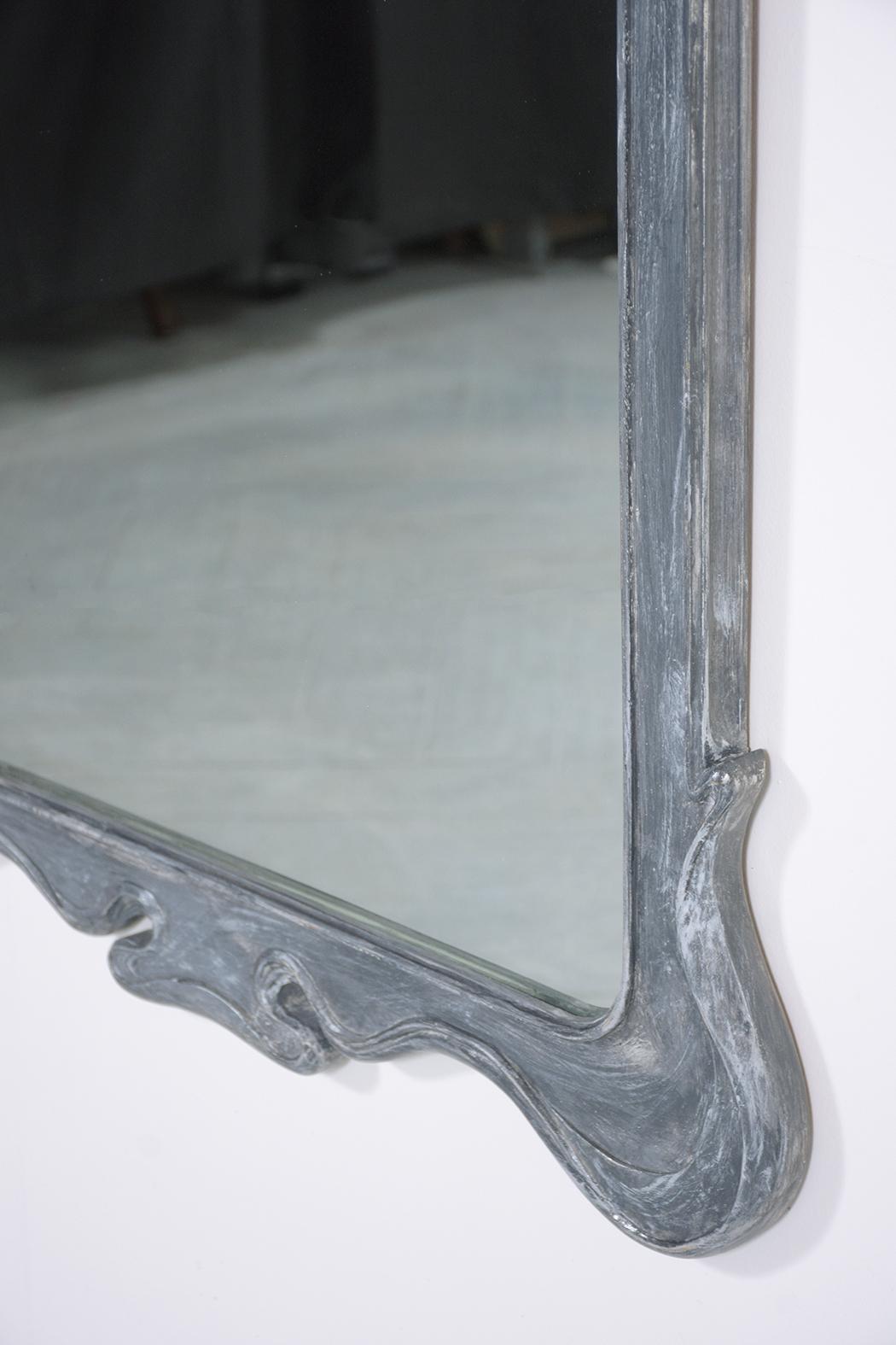 Late 20th Century Art Deco Style Painted Mirror