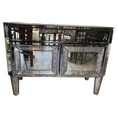 Vintage Art Deco Mirrored Cabinet