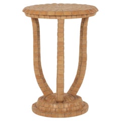 Mesa auxiliar vintage de estilo Art Déco