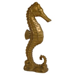 Vintage Art Deco Stil Seepferdchen-Skulptur