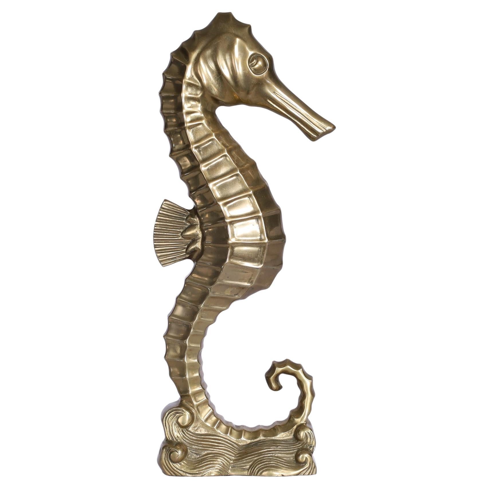 Vintage Art Deco Style Seahorse Sculpture or Figure
