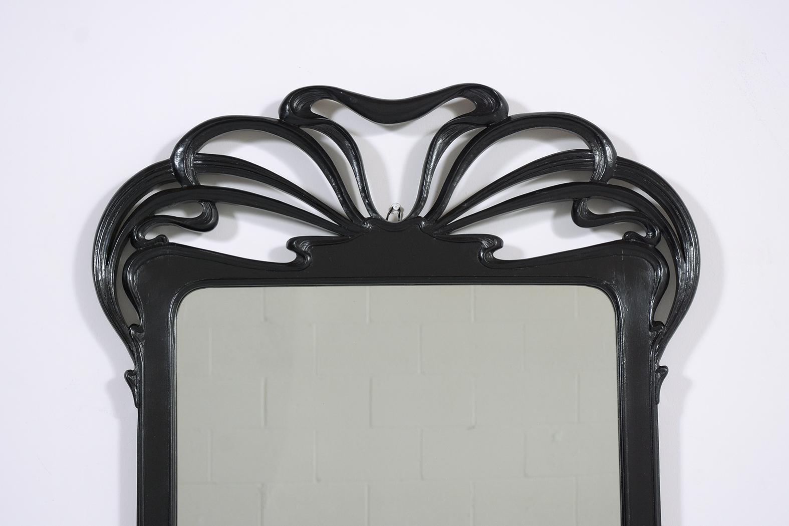 French Vintage Art Deco Wall Mirror