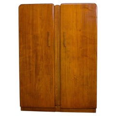 Armoire vintage en noyer de style Art of Vintage, années 1930